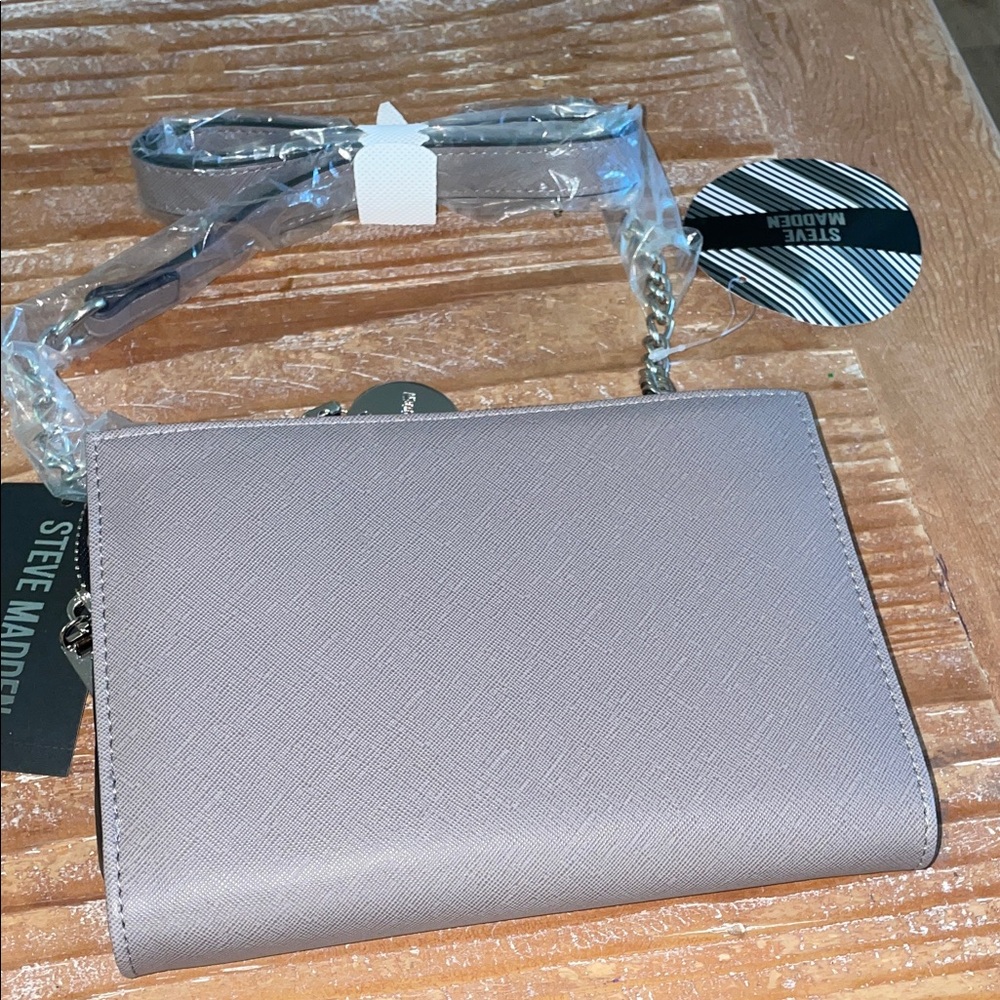 Steve Madden Gray Crossbody Bag NWT - Picture 6 of 6